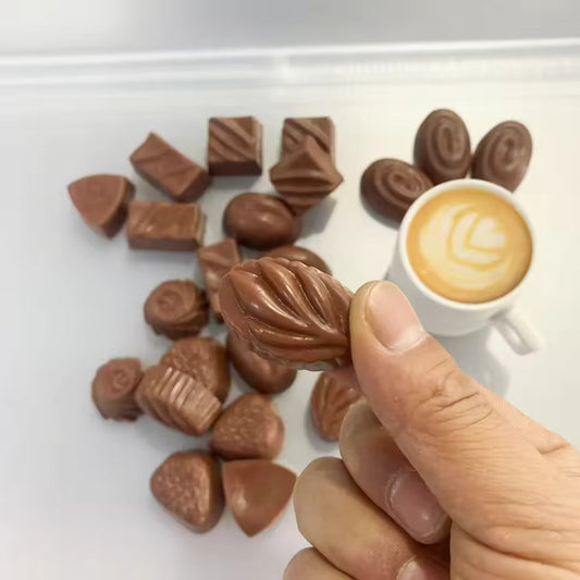 Realistic Chocolate Bar Simulation Chocolate Model Handmade Candy Accessories for Food Decoration Desserts Snacks Decoration